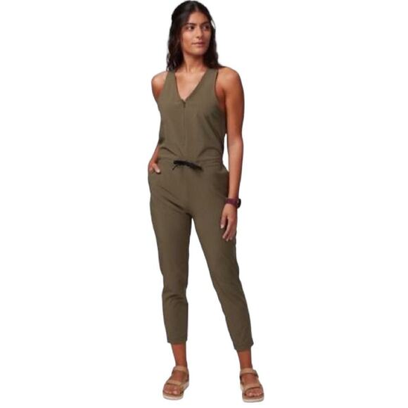 Backcountry Jumpsuit On the Go Olive Green Outdoor Small - Picture 1 of 10